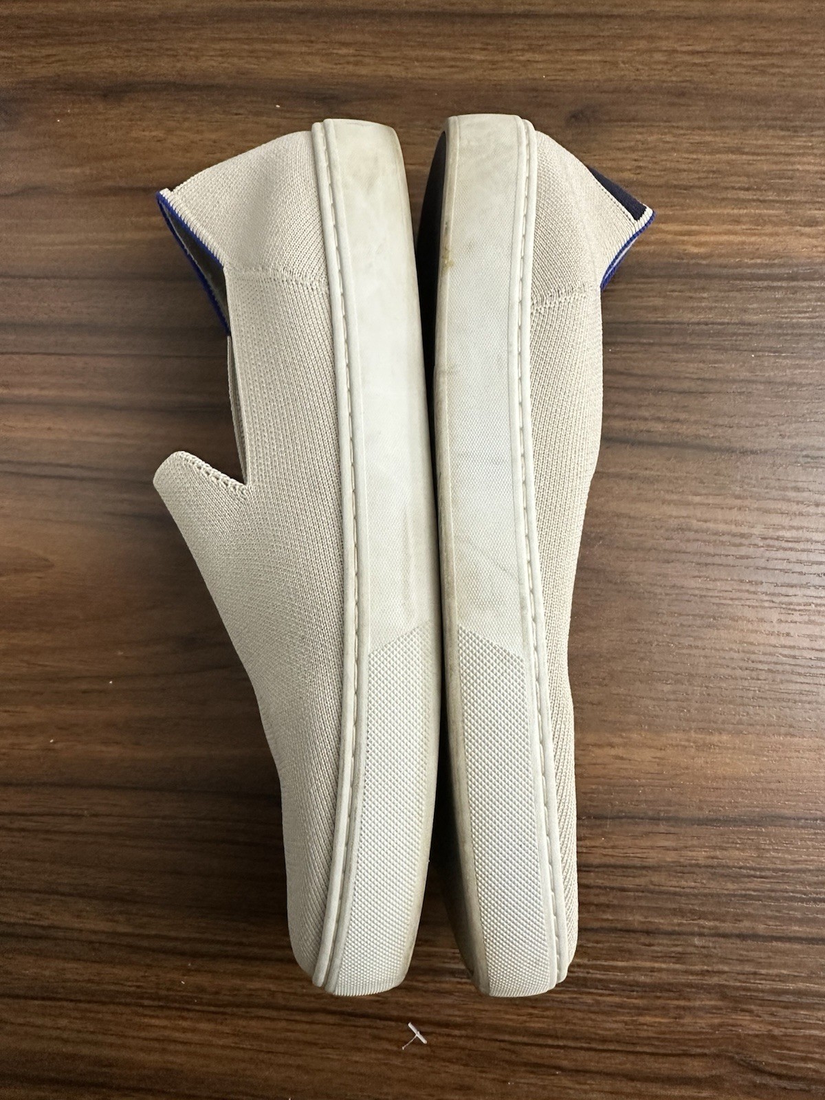 Rothy’s The Original Slip On Sneaker Latte Color Womens 11.5