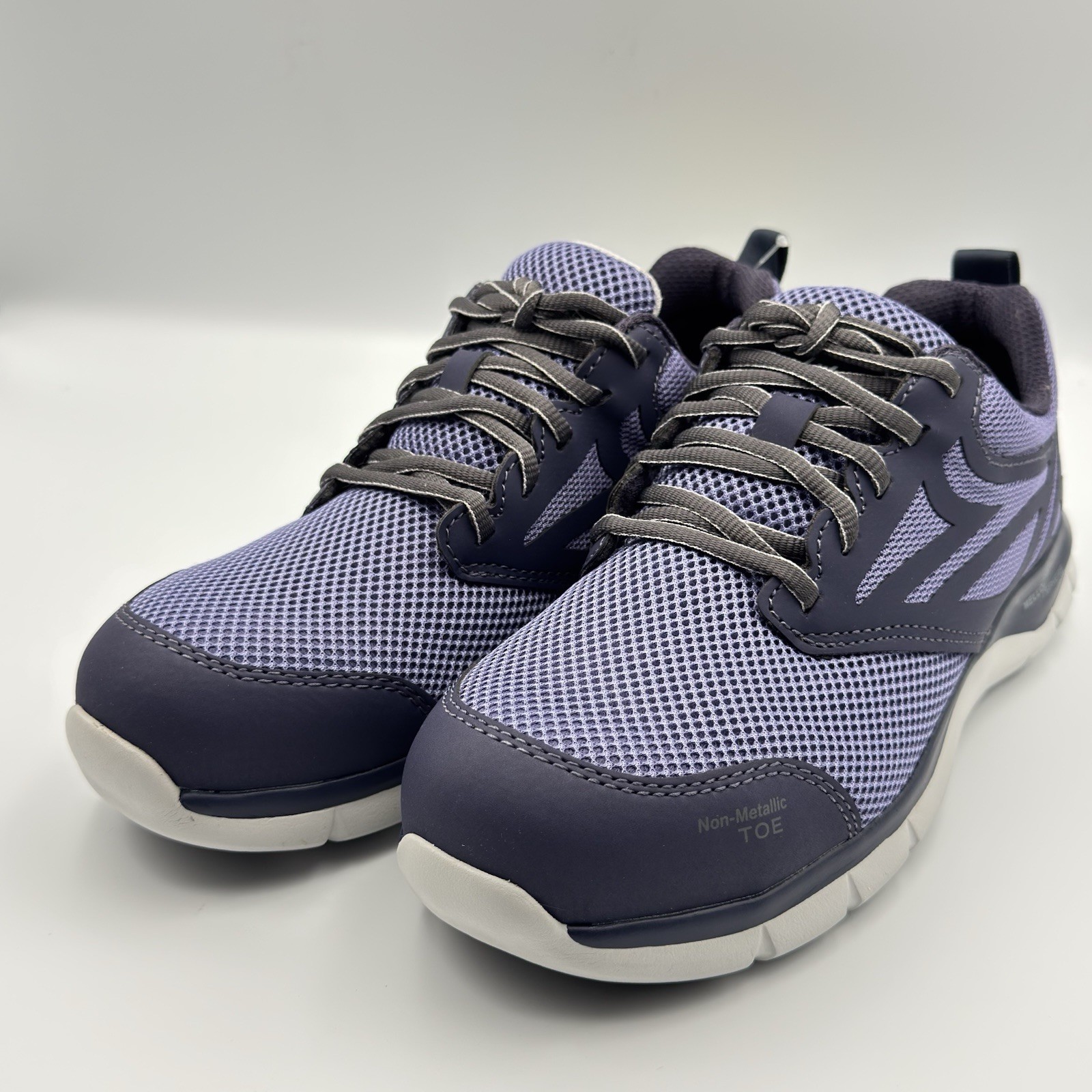Carolina Shoes Women’s 9 M Purple Lace Up Safety Composite Toe Work Sneaker