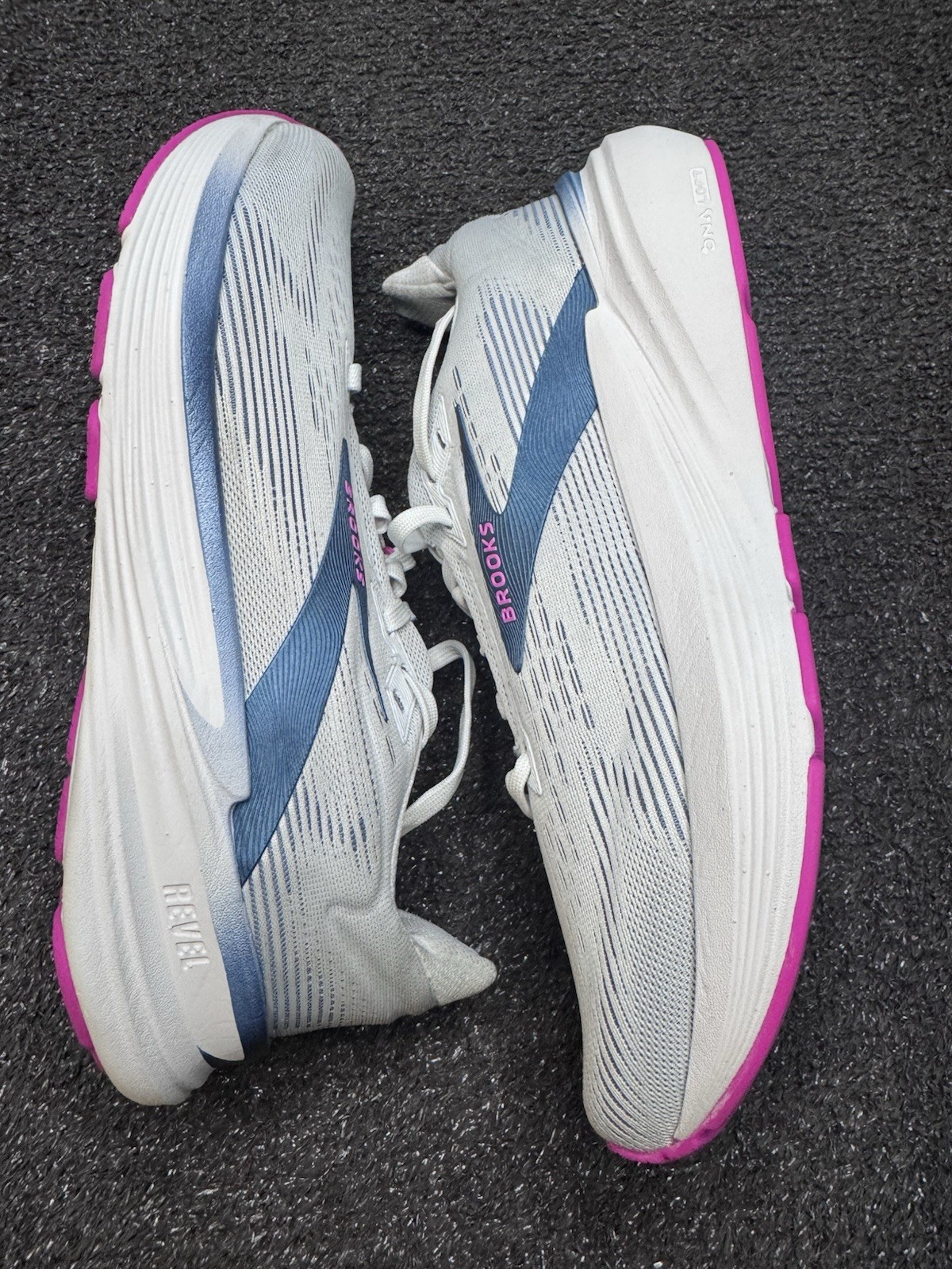 Brooks Revel 8 Women’s Size 8 Running & Walking Shoe White/Moonlight/Pink