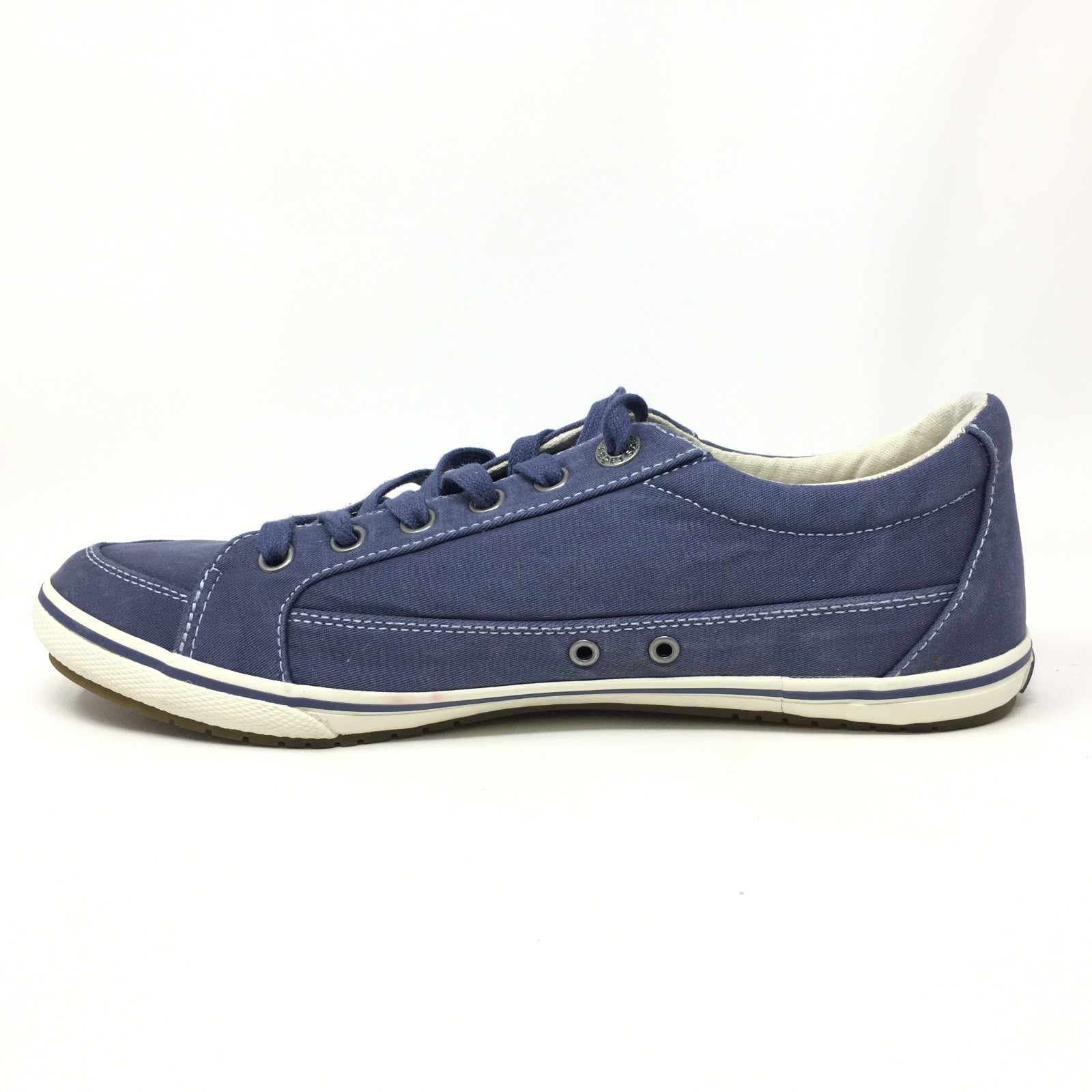 Taos Moc Star Shoes Sneakers Womens size 9.5 Blue Washed Denim Casual Comfort