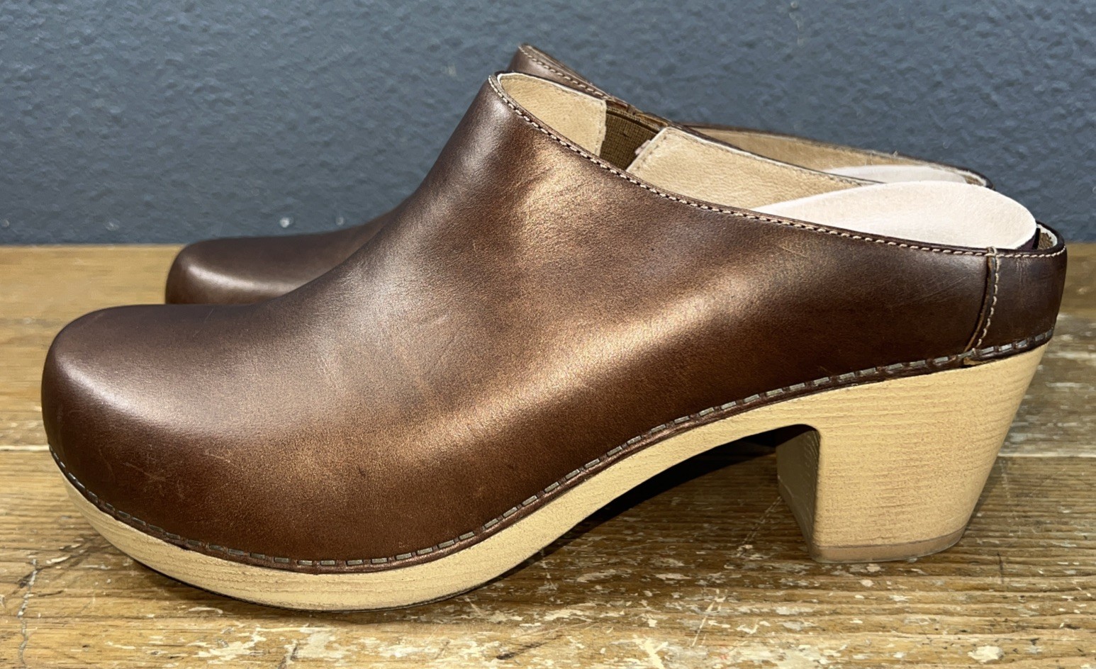 DanskoS Slip On Clog Mule Copper Size 42 US 11 Comfort Nursing Occupational