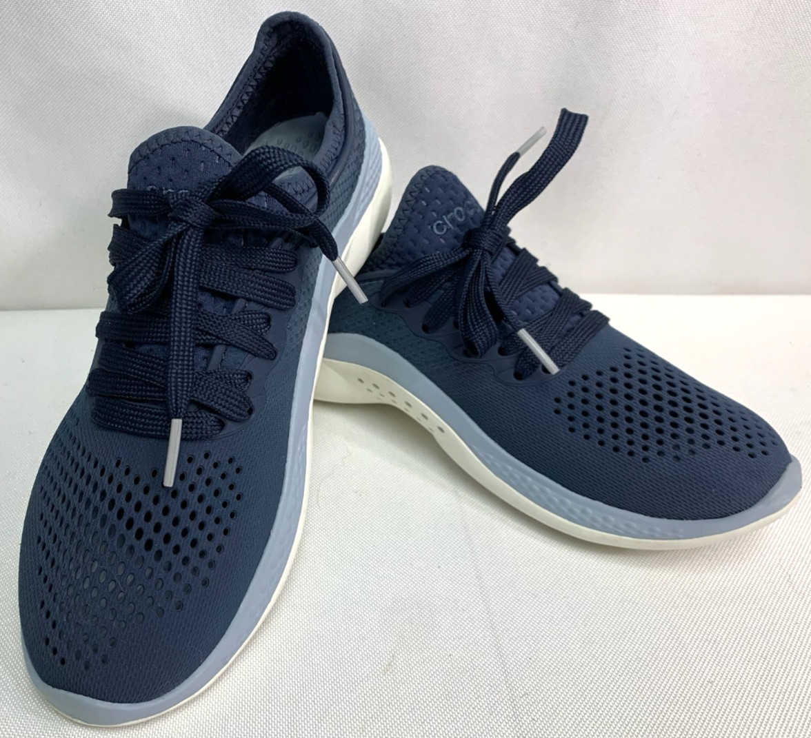 Crocs LiteRide 360 Pacer Navy Blue 206705 Women’s Size 6 Shoes Sneakers