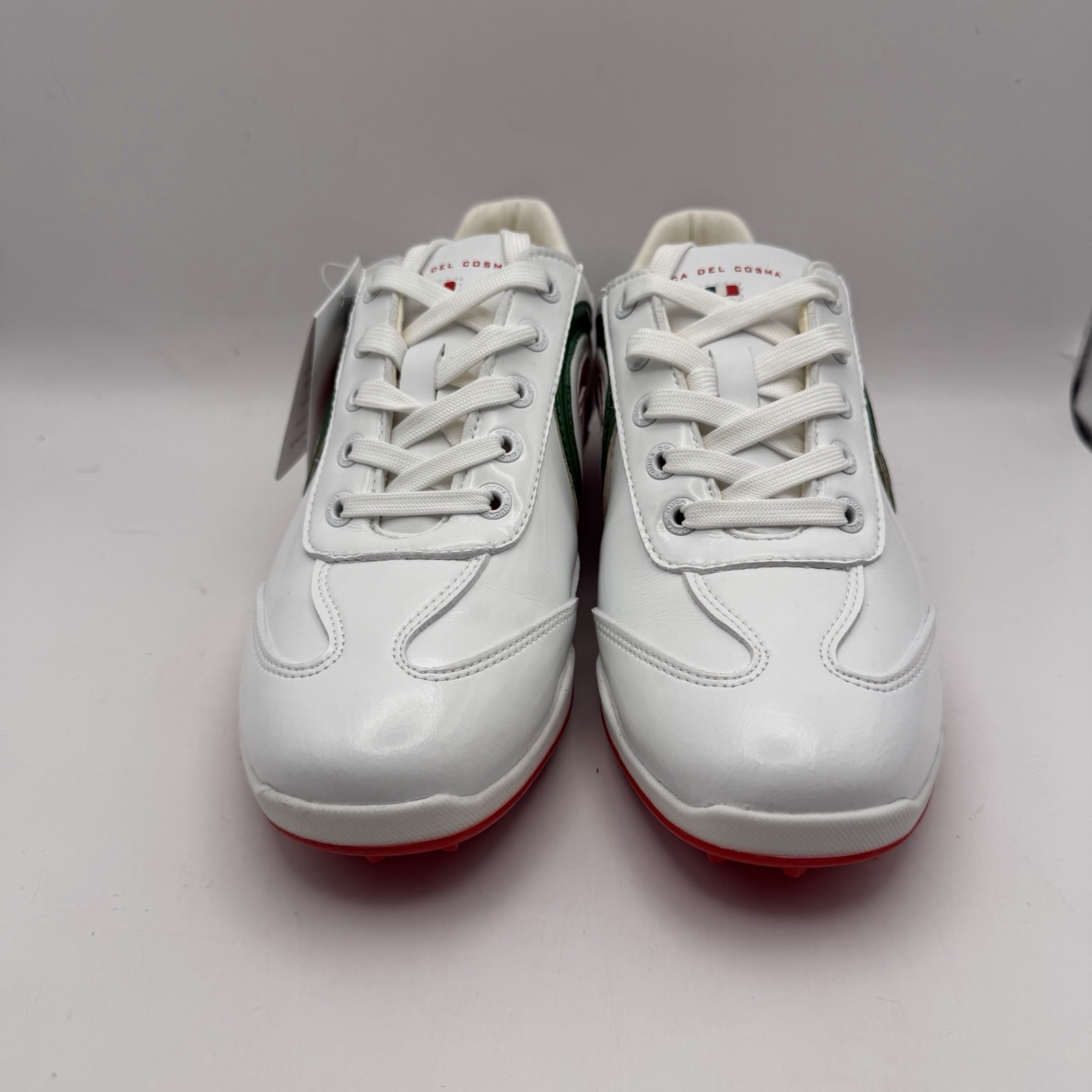 Diva Del Cosmo Women KUBANANEO WHITE/GREEN/RED spikeless waterproof golf shoes