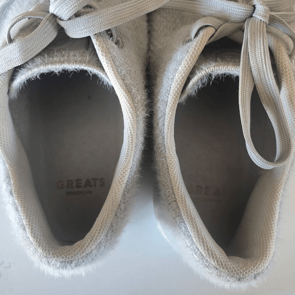 Greats Royale Cashmere Knit Sneaker Grey White 8 Sustainable Minimalist Basic