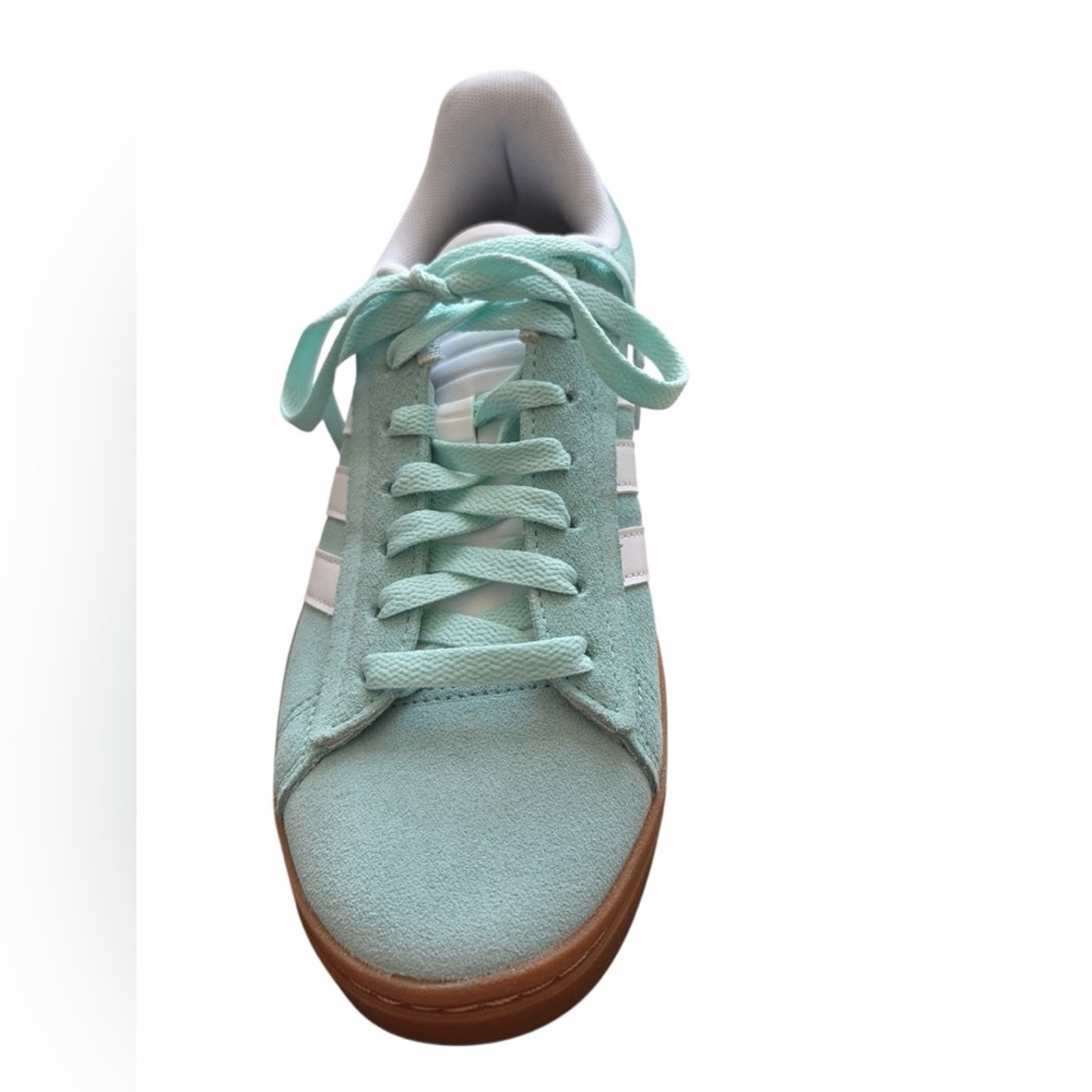 Adidas Grand Court Alpha sneakers mint green gum sole size 6.5
