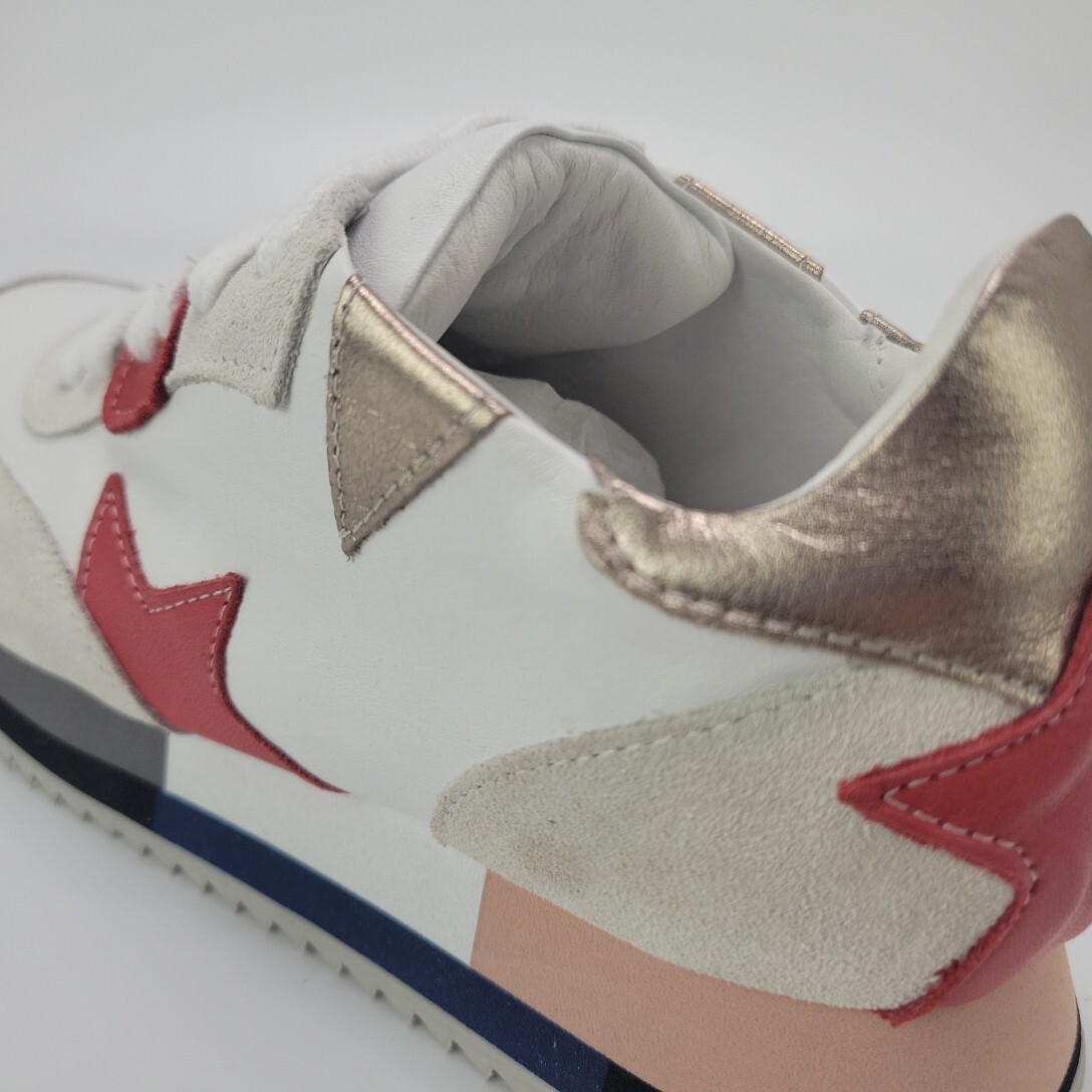 Bueno Petro Women’s Shoes Sneaker White/Red Multi Size B2086-600 NEW