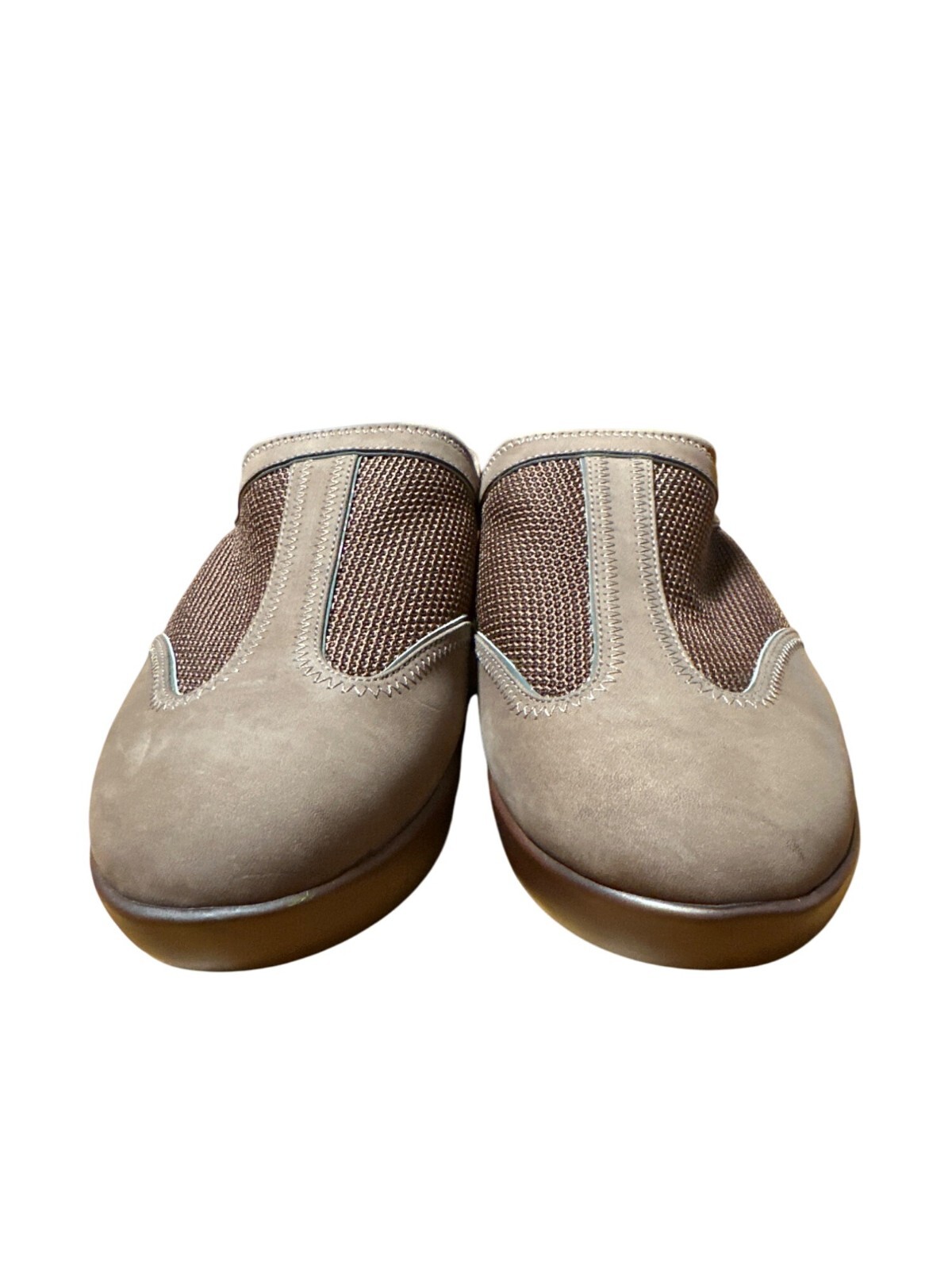 Cole Haan Air Bettie Womens Tan Mesh Slip-On Wedge Mules Size 9B