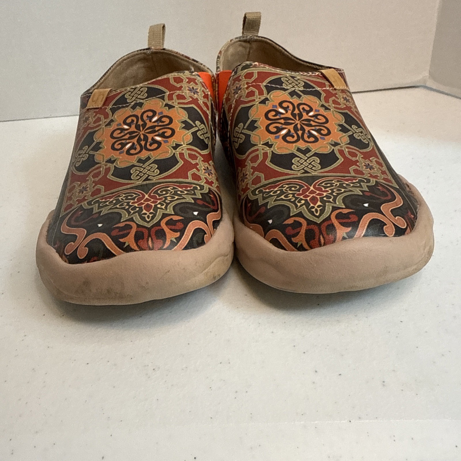 Uin Women Shoes Slip On Loafers Size 8 Multi Colored Toledo Style Design Comfort