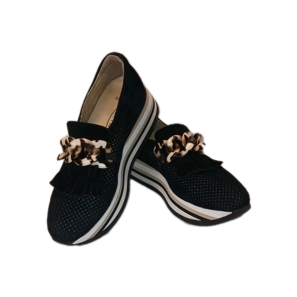 Softwaves Cadie 36 1/2 Women’s Sz 6 Shoes Black Arch Support Platform Sneakers