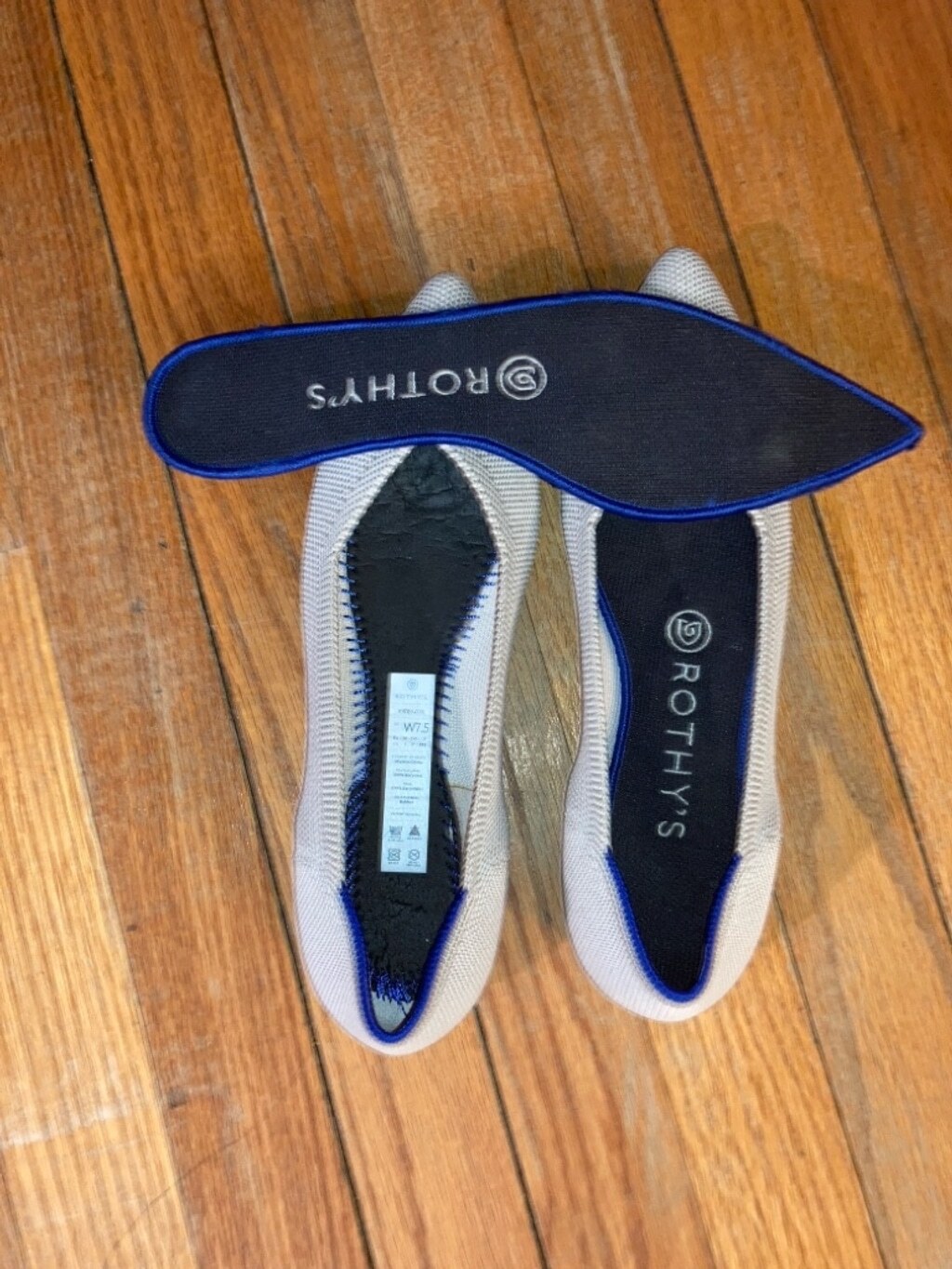 Rothy’s The Point II Diamond Twill Size 7.5