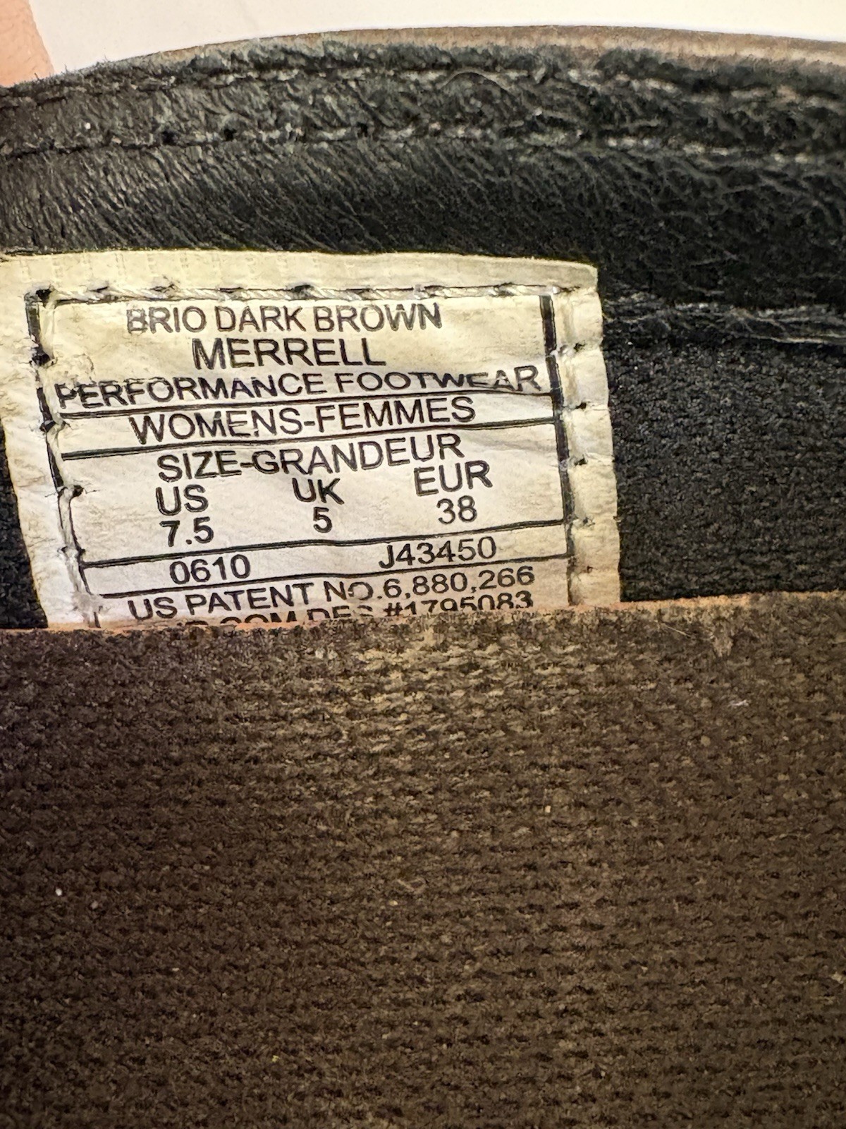 Merrell Brio Saddle Women’s Size 7.5 Brown Leather Mary Jane Wedge Shoes