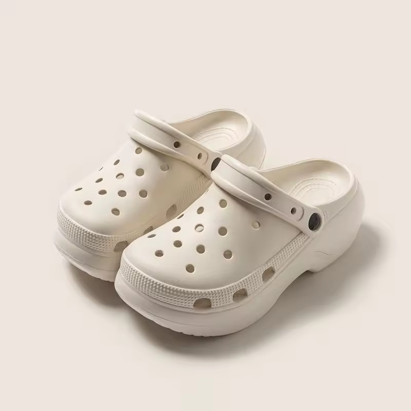 Crocs Crush Platform Clogs Lightweight Water-Friendly Elevated Casual