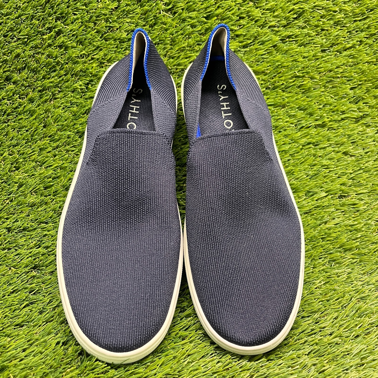 Rothy’s The Original Womens Size 10.5 Blue Casual Walking Slip On Shoes Sneakers