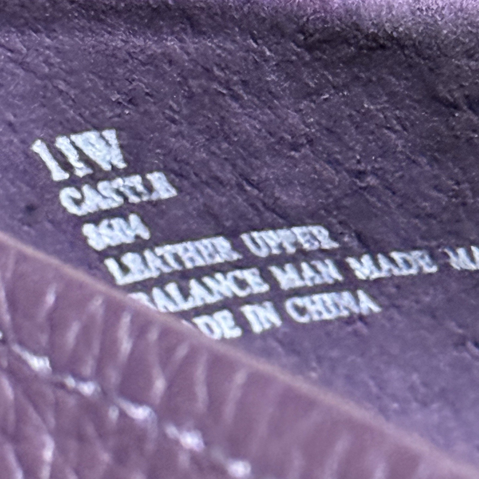 Cloud Walkers Castle Deep Purple Leather Slip On Comfort Shoes Womens 11W,NEW