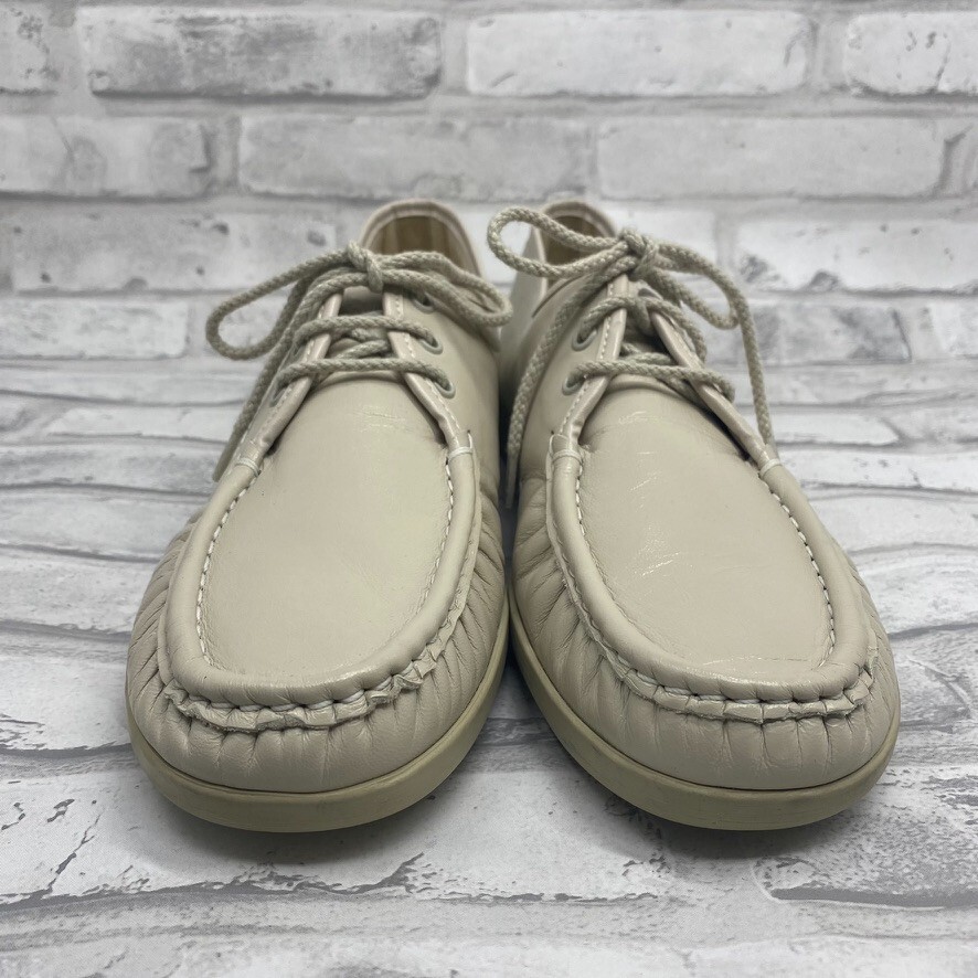 SAS Women’s Bounce Moc Toe Lace Oxford Comfort Walking Duty Shoe (Bone)