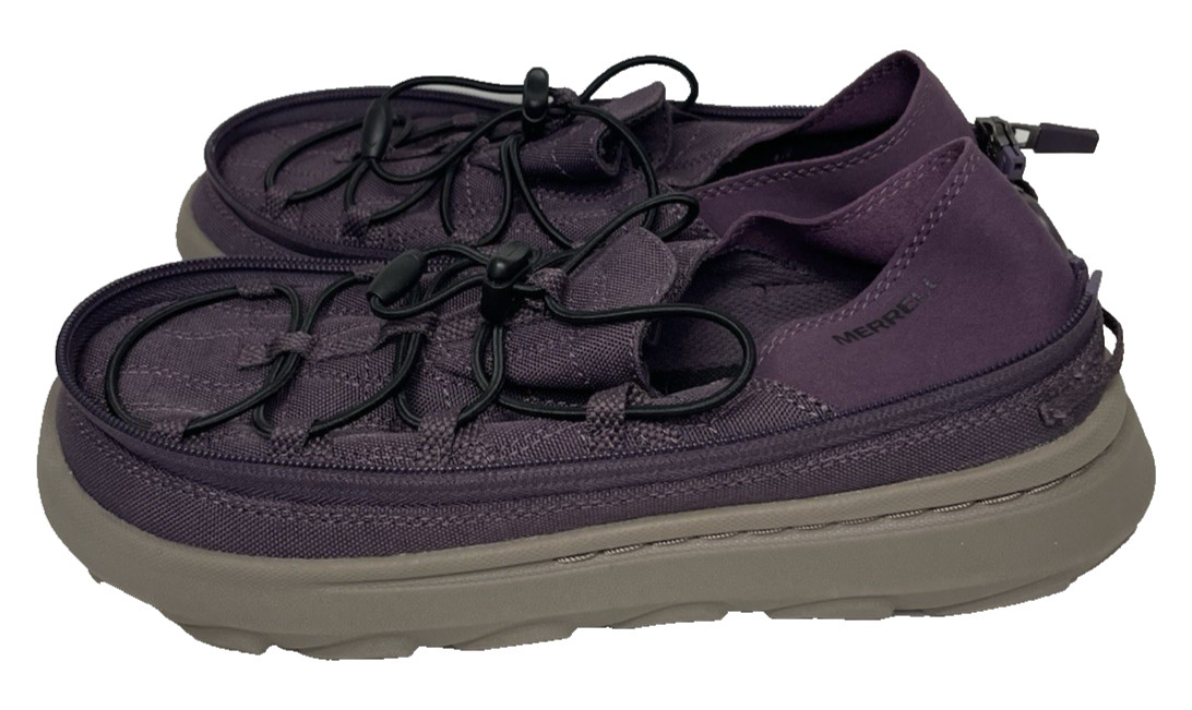Merrell Hut Moc 2 1TRL Womens 8 Purple Ripstop Nylon Zip Packable Slip On Shoes