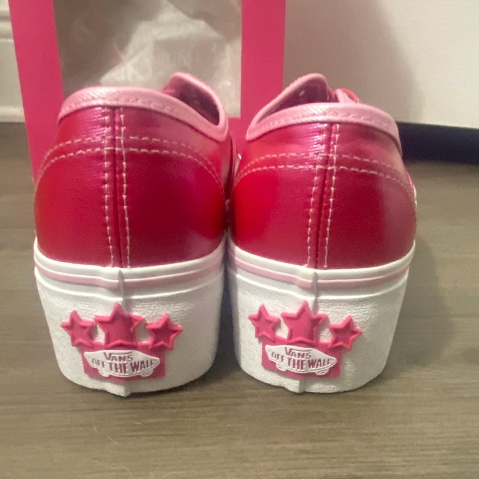 NIB Barbie x Vans Authentic Pink Stackform Shoe Size 6