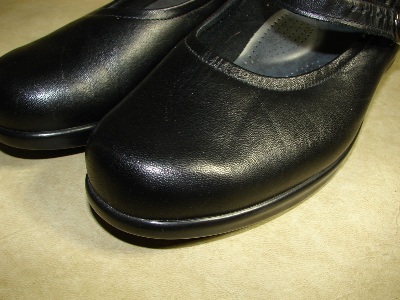 Womens SAS Maria Mary Jane Shoe 11 W Black Comfort Cushion w/Buckle