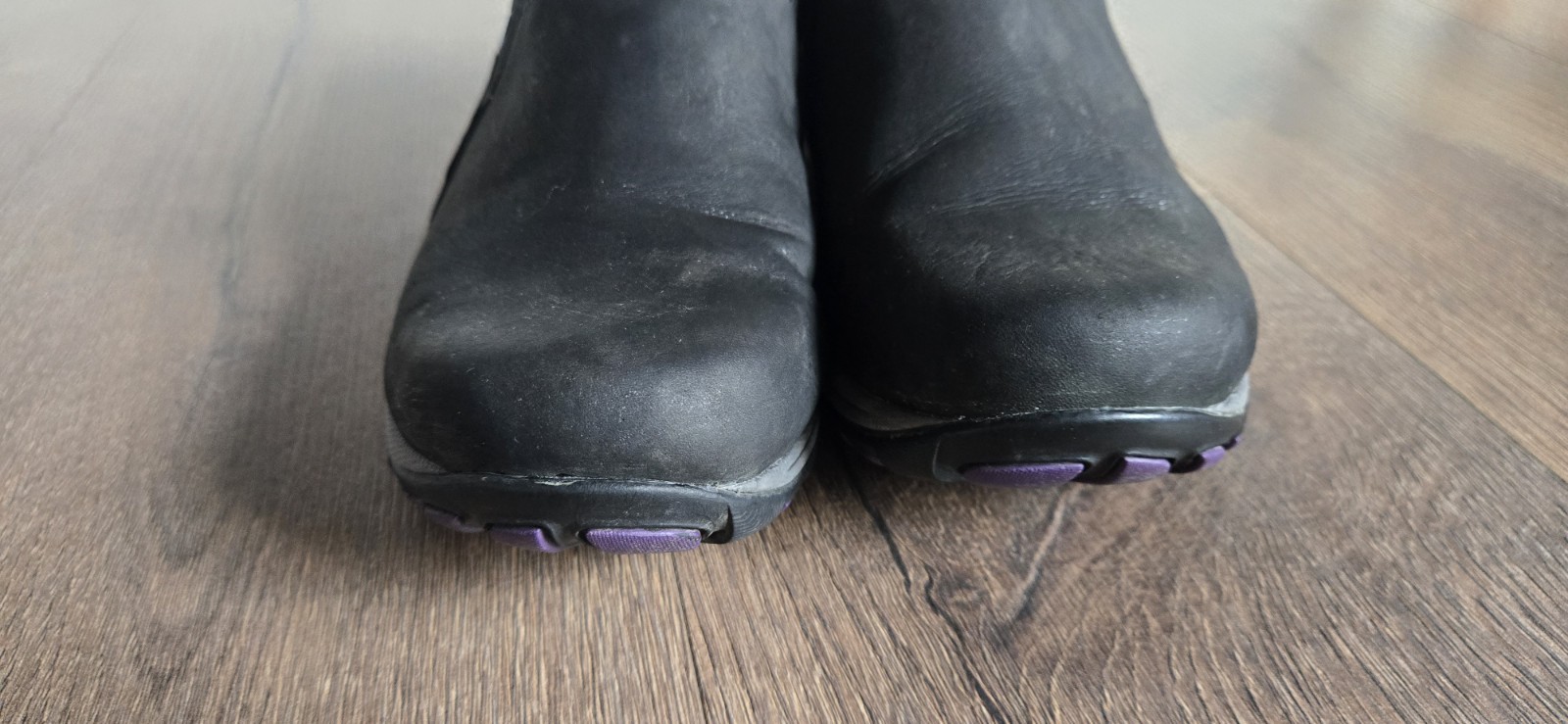 Women’s Dansko Patti Milled Nubuck Slip-on Shoes, Size 8, Black, Vibram Soles