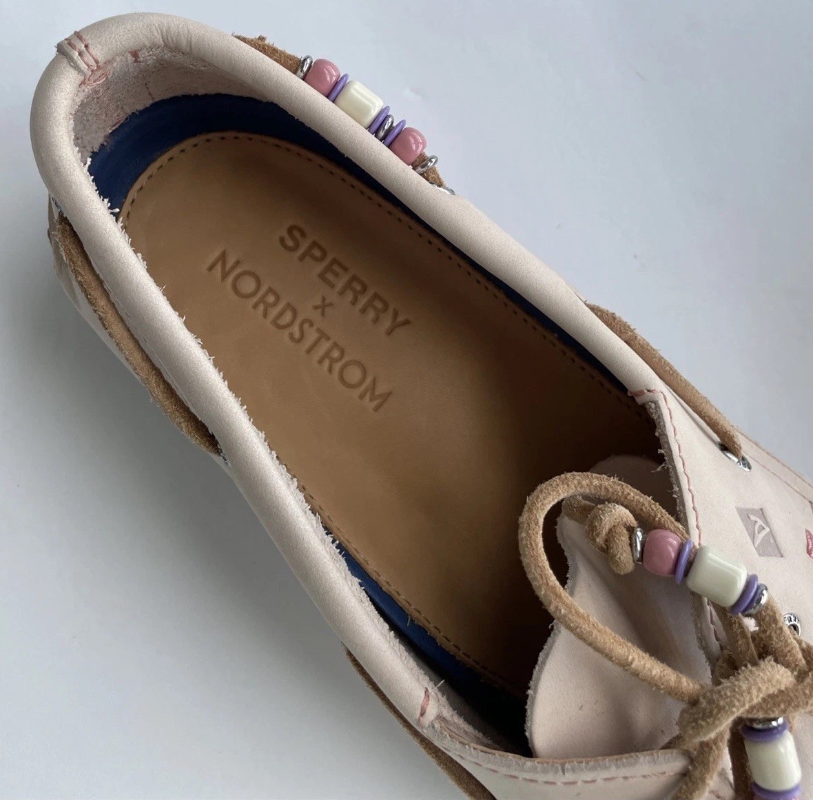 New Women’s Sperry Authentic Original 2-Eye Beaded Boat Shoe Size 9 EU 40