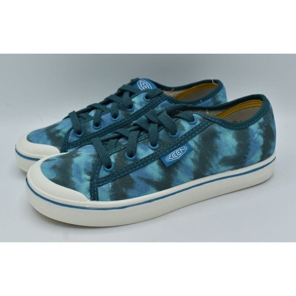 Keen Womens Size 7.5 Elsa V Sea Moss Tie Dye Lace Up Casual Sneakers Shoes