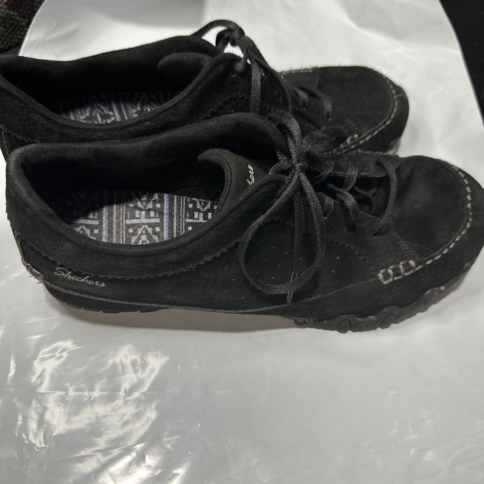 Women’s Skechers Relaxed Fit Bikers Contained Sneakers SKU 011
