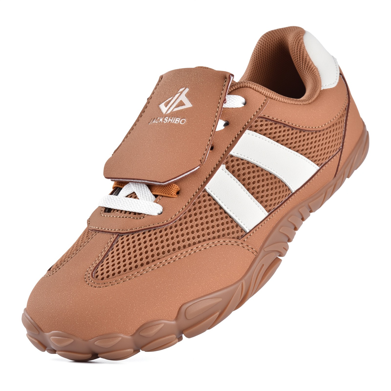 JACKSHIBO Womens Hike Barefoot Shoes Footwear Wide Toe Box Arch Support Sneakers