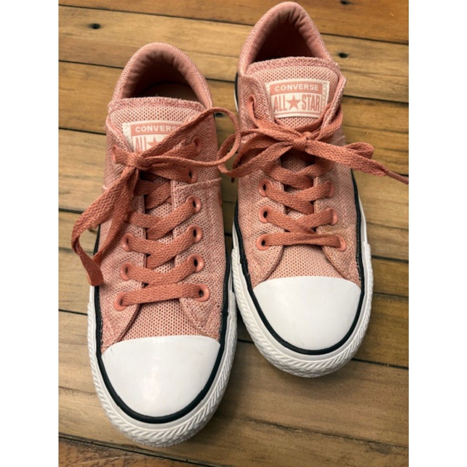 Converse All Star Madison Oxford Sneakers Women’s 7 Rust Pink Heavy Duty Canvas