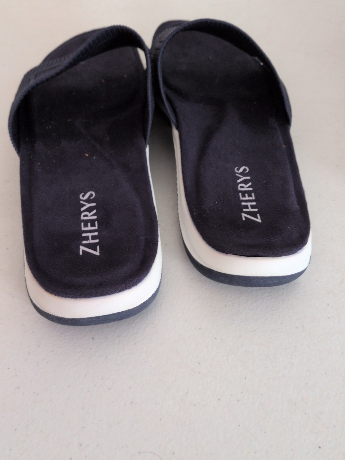 NIB Dark blue FLY KNIT India Ink open toe Shoes Slip-ons Women’s sz 12M ZHERYS