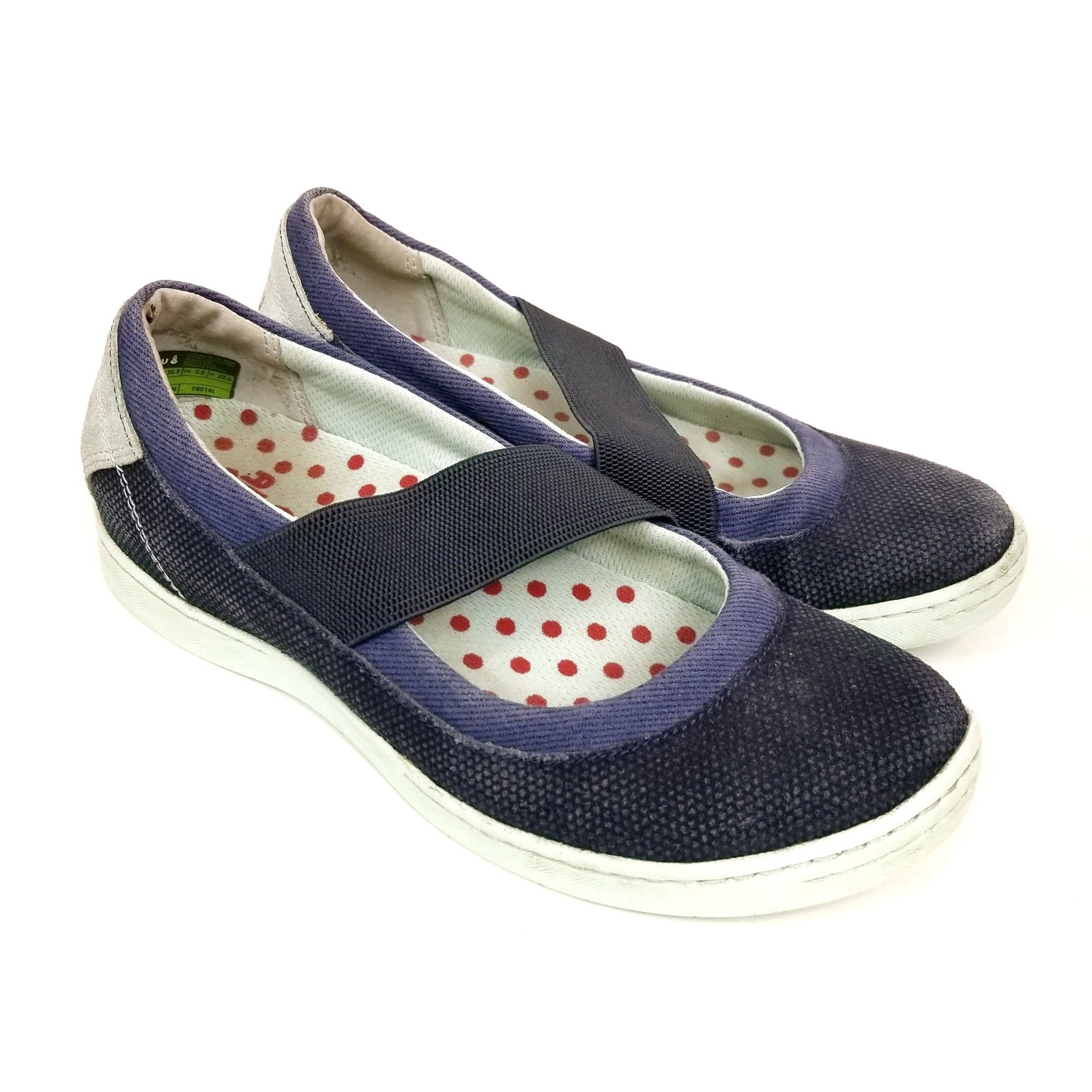 Ahnu Telegraph Women’s Navy Blue Slip On Sneakers Size 5.5