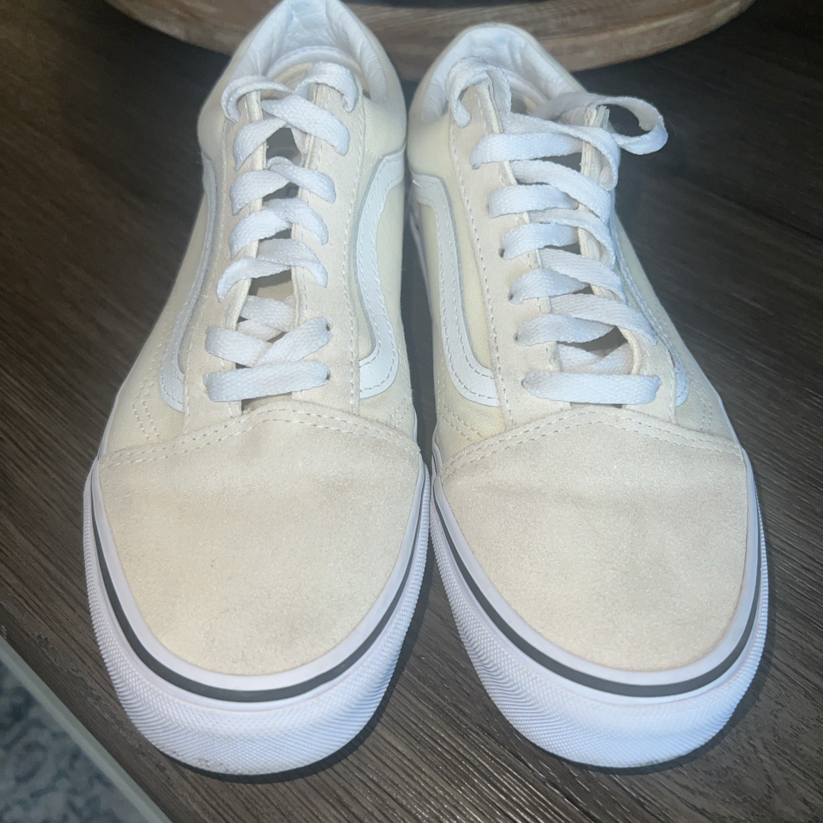 Vans Old Skool Sneakers Womens 6.5 “vanilla custard”