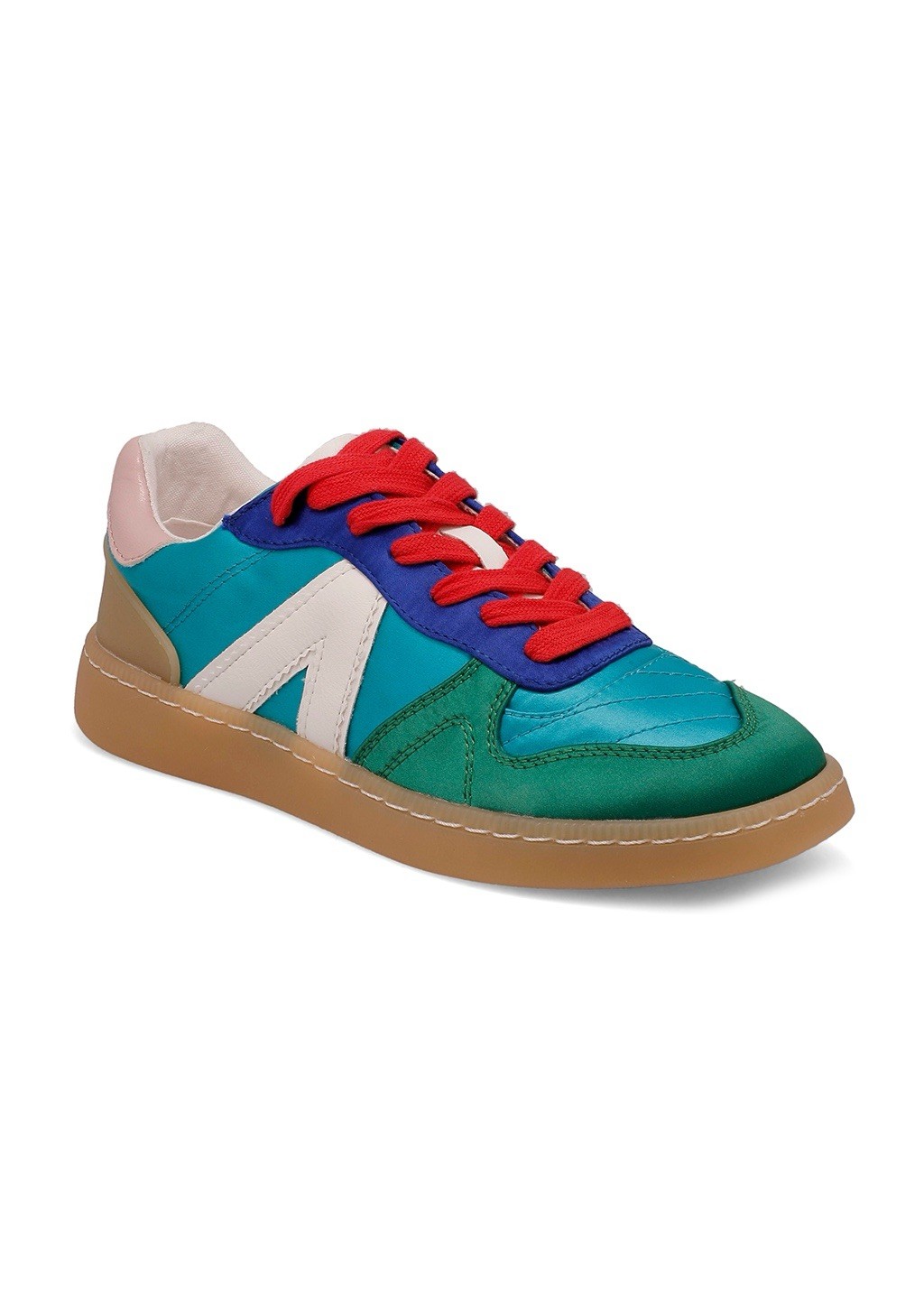 MIA Vesta Teal Multi Color Women Sneakers Sz 9 Contoured Footbed Rubber Outsole