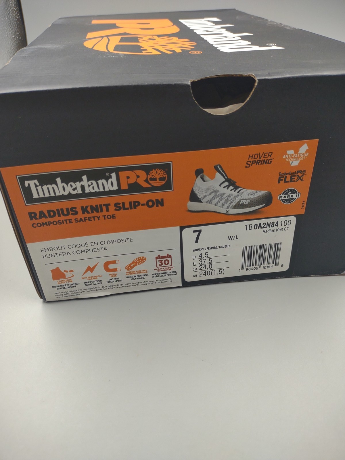 Timberland Pro Radius Knit Slip-On Composite Safety Toe ~ Women’s 7W