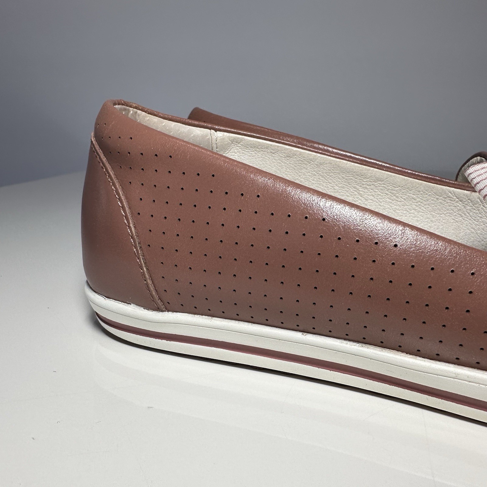 FRANKIE4 Frankie 4 Hannah II Dusty Rose Leather Shoes Sneakers Flats Size 7