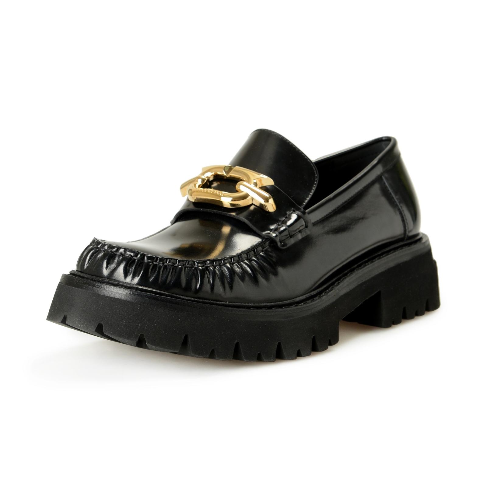 Salvatore Ferragamo Women’s “INGRID” 100% Leather Loafers Shoes US 9.5C IT 39.5C