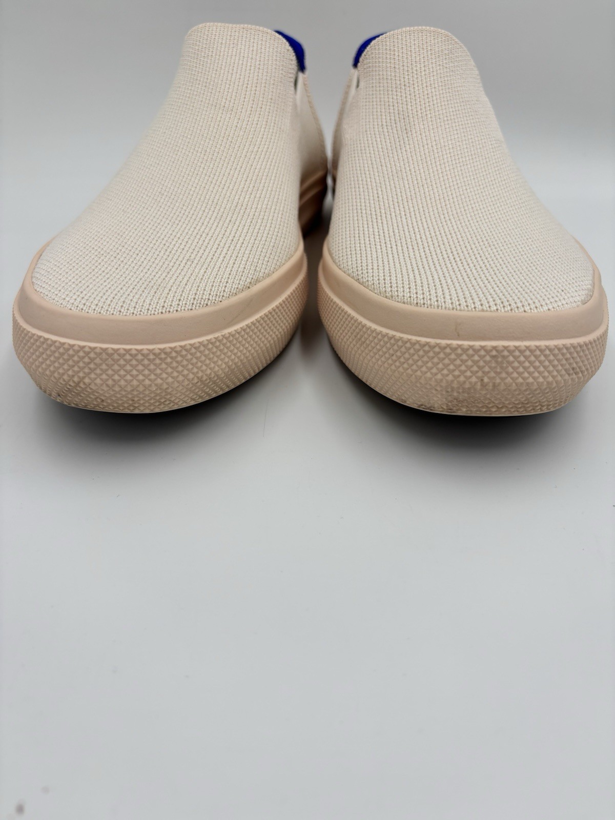 Rothy’s The City Slip On Sneakers Soft Nude Blush Womens Size 7 Casual Shoe