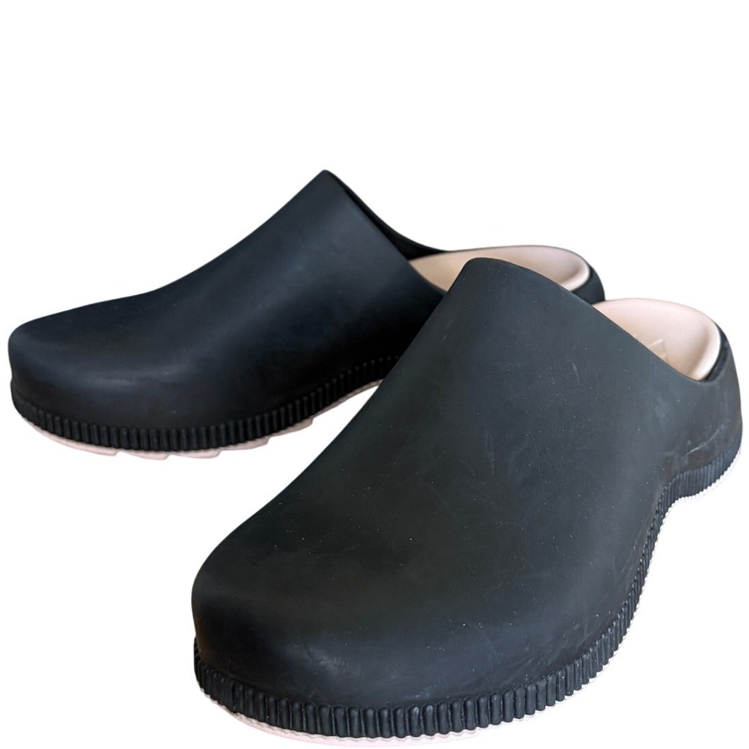 Cougar Black Pink Slip On Sven Mule Clogs Womens 8 ***
