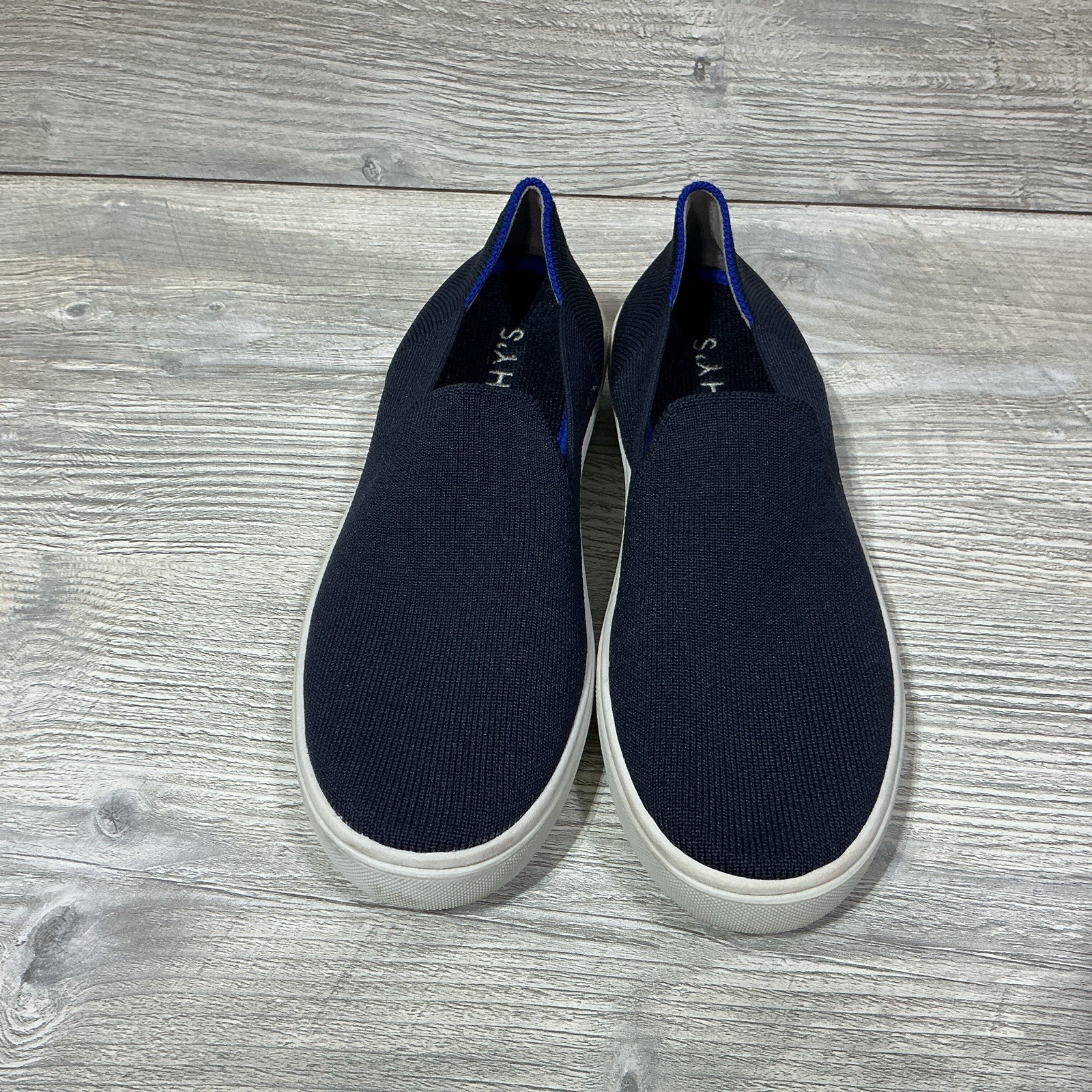 Rothy’s The Original Slip On Sneaker Women’s Casual Shoe Navy Blue Size 6.5