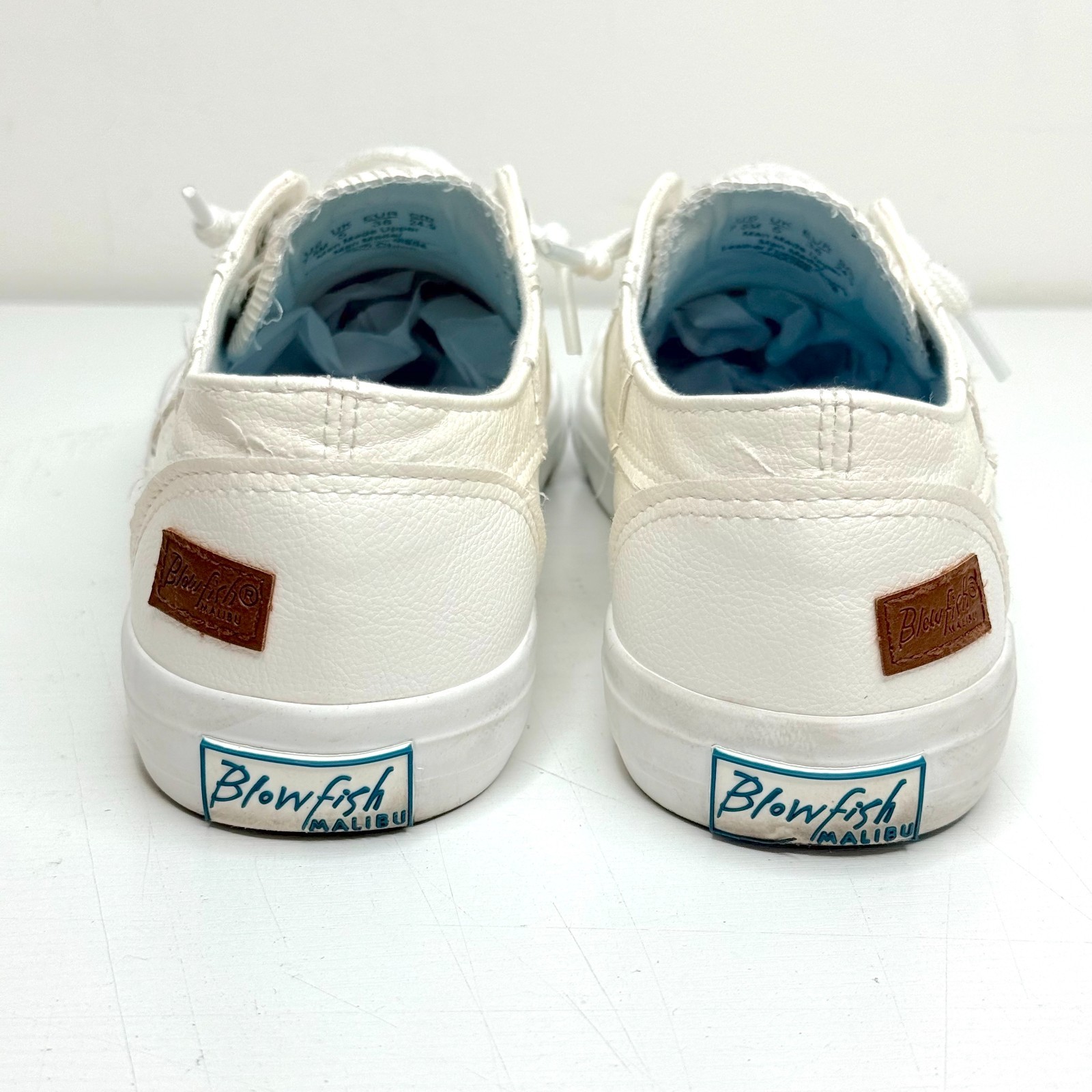 BLOWFISH Malibu Maxine Lace Up Slip On Comfort Faux Leather Sneakers Womens 7.5