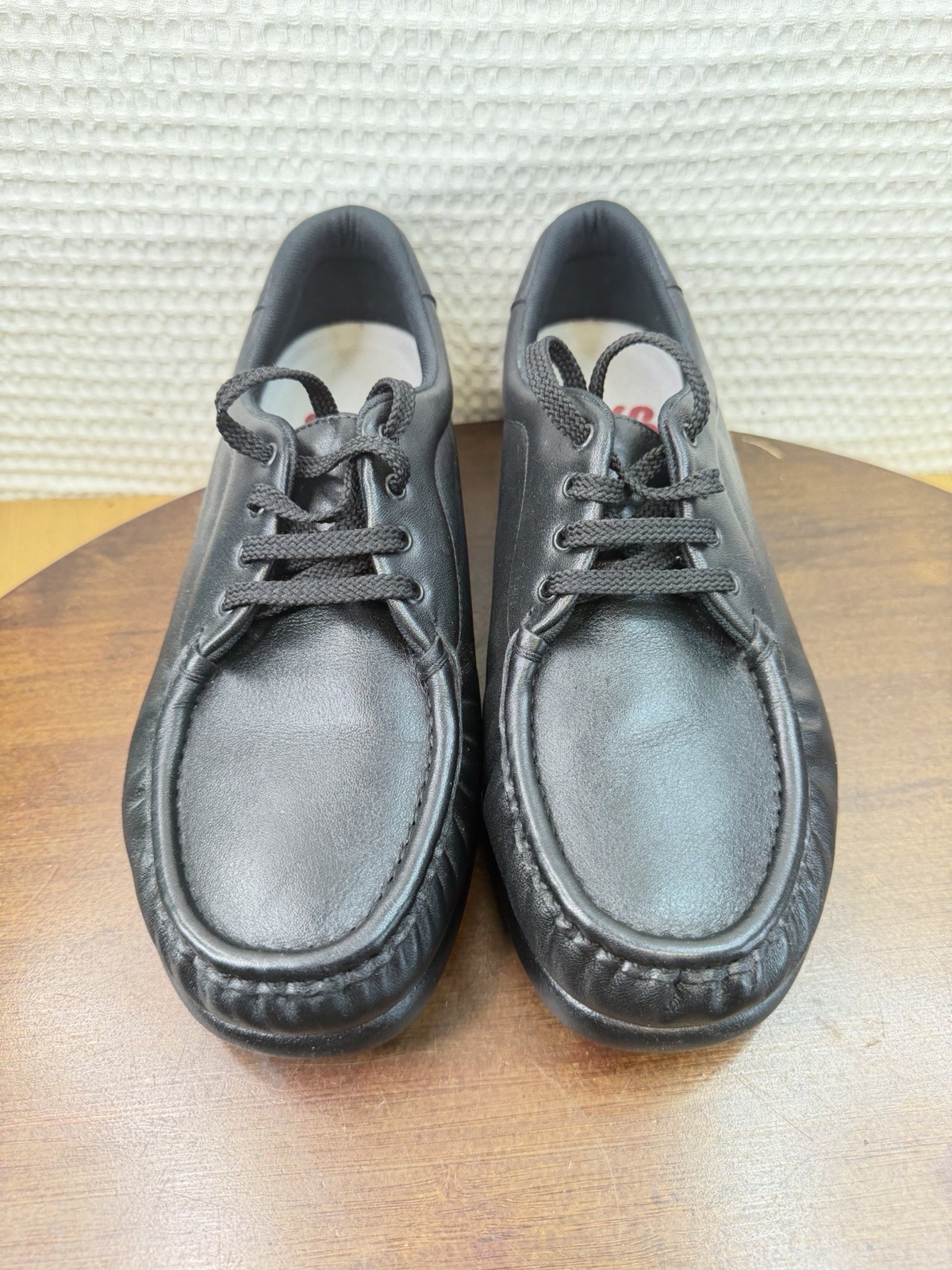 SAS “Take Time Black” Tripad Leather Comfort Walking Women’s Shoes Size 9.5 M