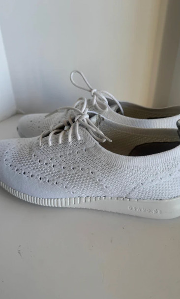 Cole Haan womens white comfort lace up sneakers size 7