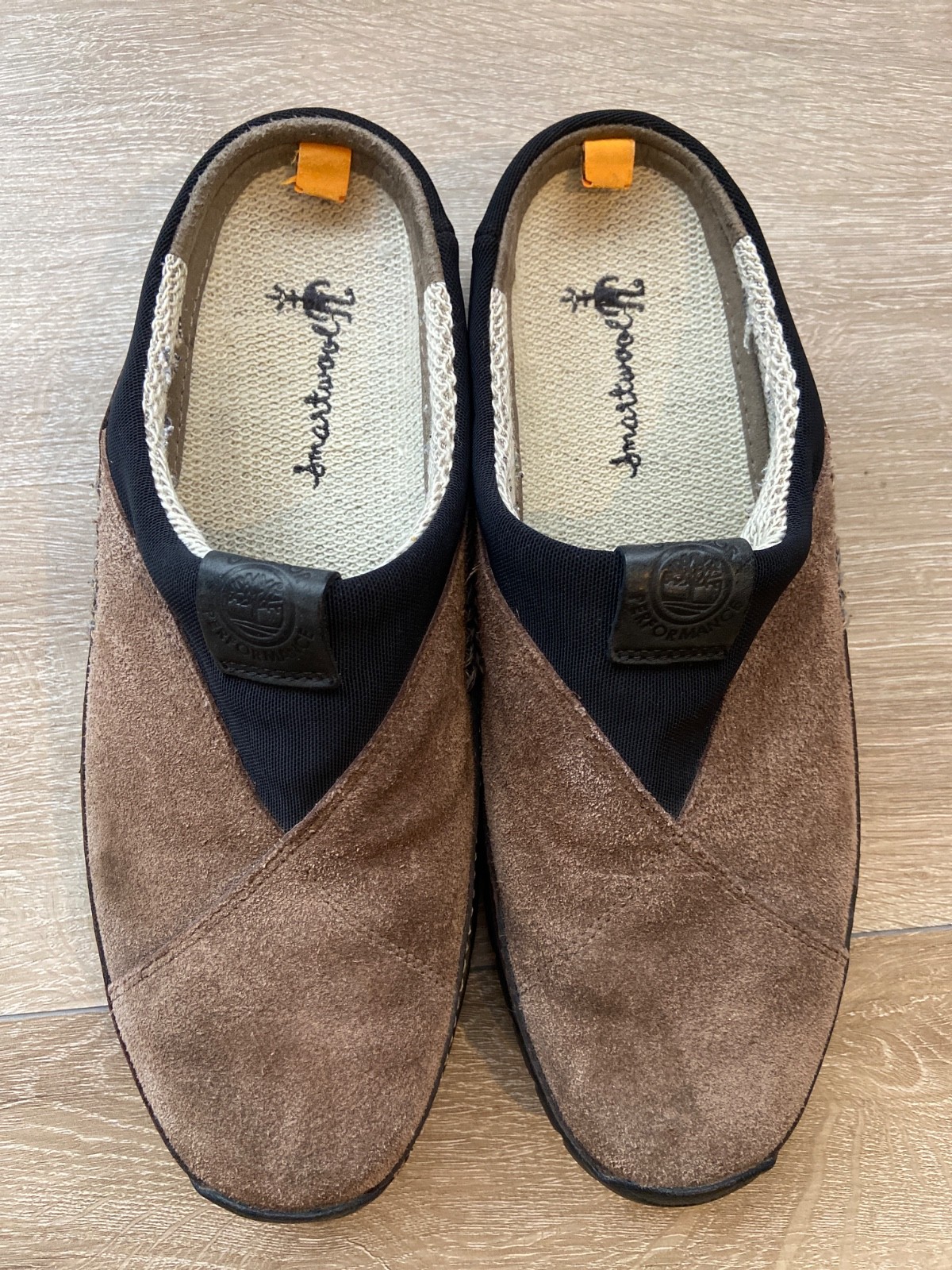 Timberland x Smartwool Power Lounger Clogs Sz 9 Brown Suede Casual Outdoor Shoes