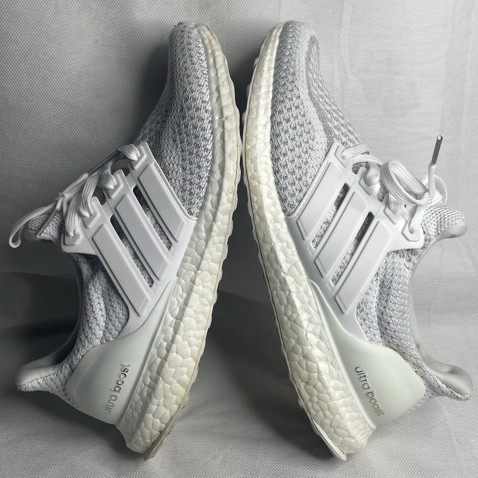 Adidas Ultraboost Cloud White Womens US 6.5 EU 39 1/3 Running Shoes Ice Grey