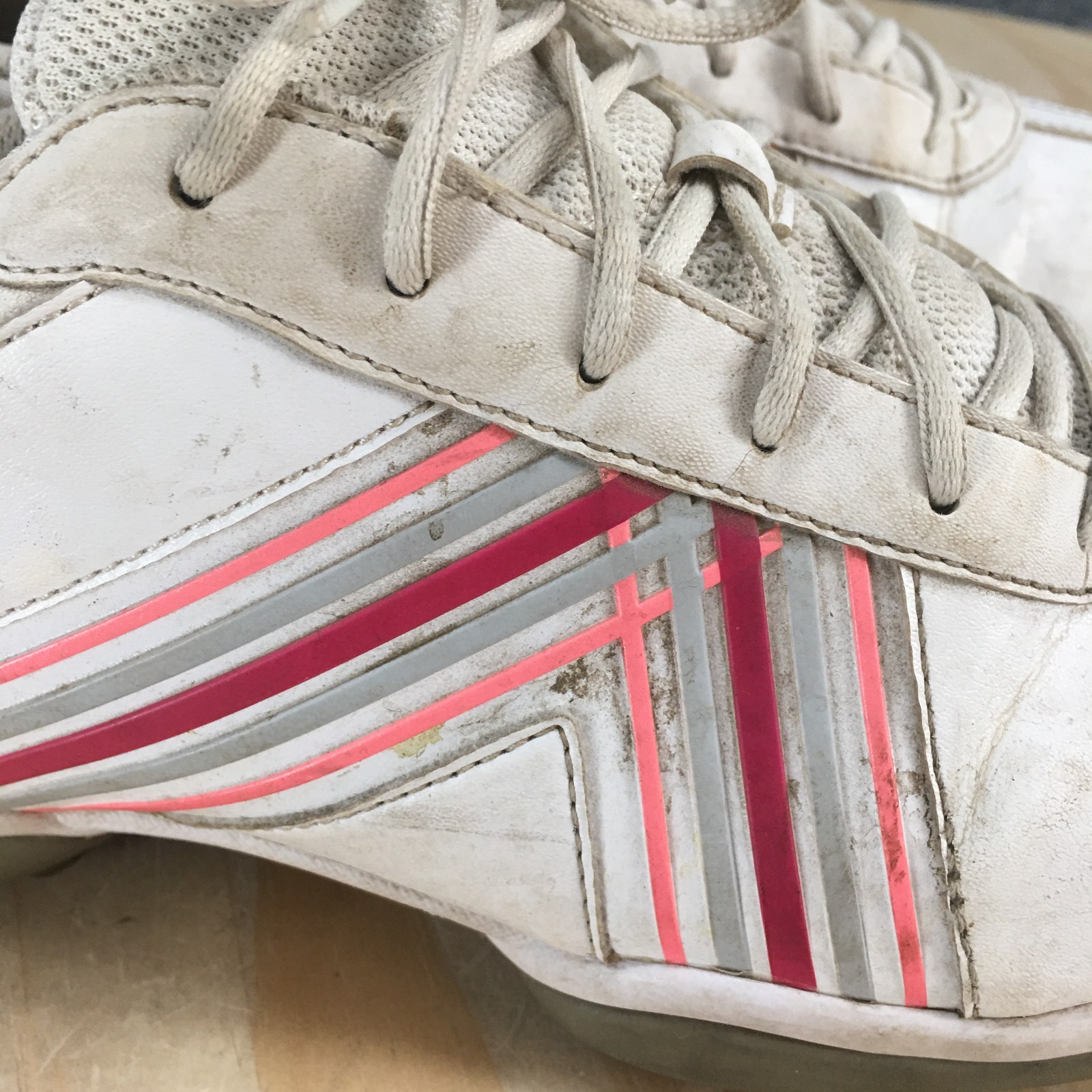 Nike Golf Shoes Womens 9.5 Delight Sneakers White Leather Lace Up 549583-103