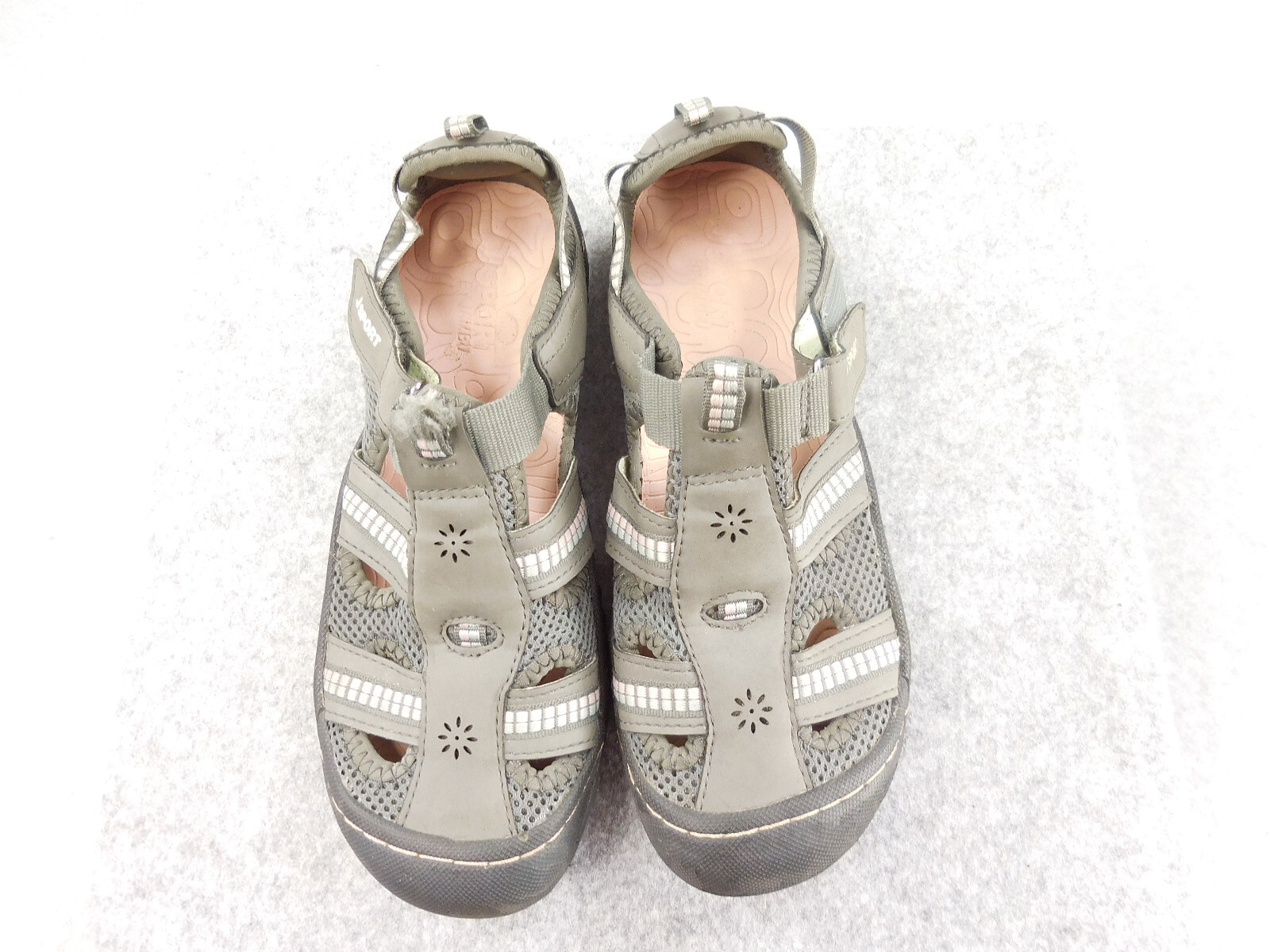 JSport by Jambu Regatta Shoes Women 7M Gray Vegan Slip Resistant Water Flats