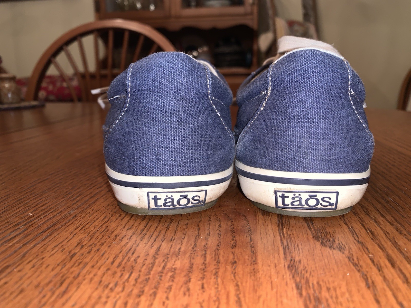 EXC Taos Moc Star Shoes Sneakers Womens 6.5 Blue Washed Denim Casual Comfort