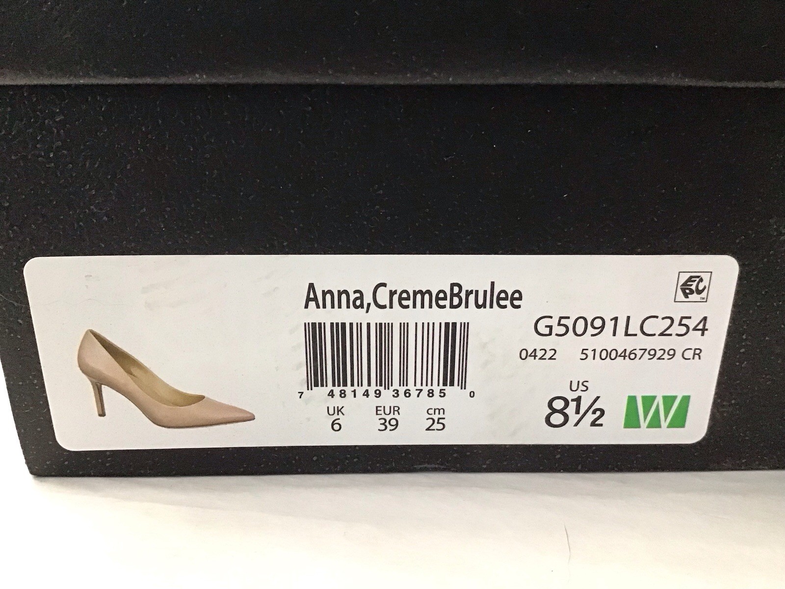 New Naturalizer 8.5 Wide Anna Pointed Toe Dress Pumps Creme Brulee Leather (N62)