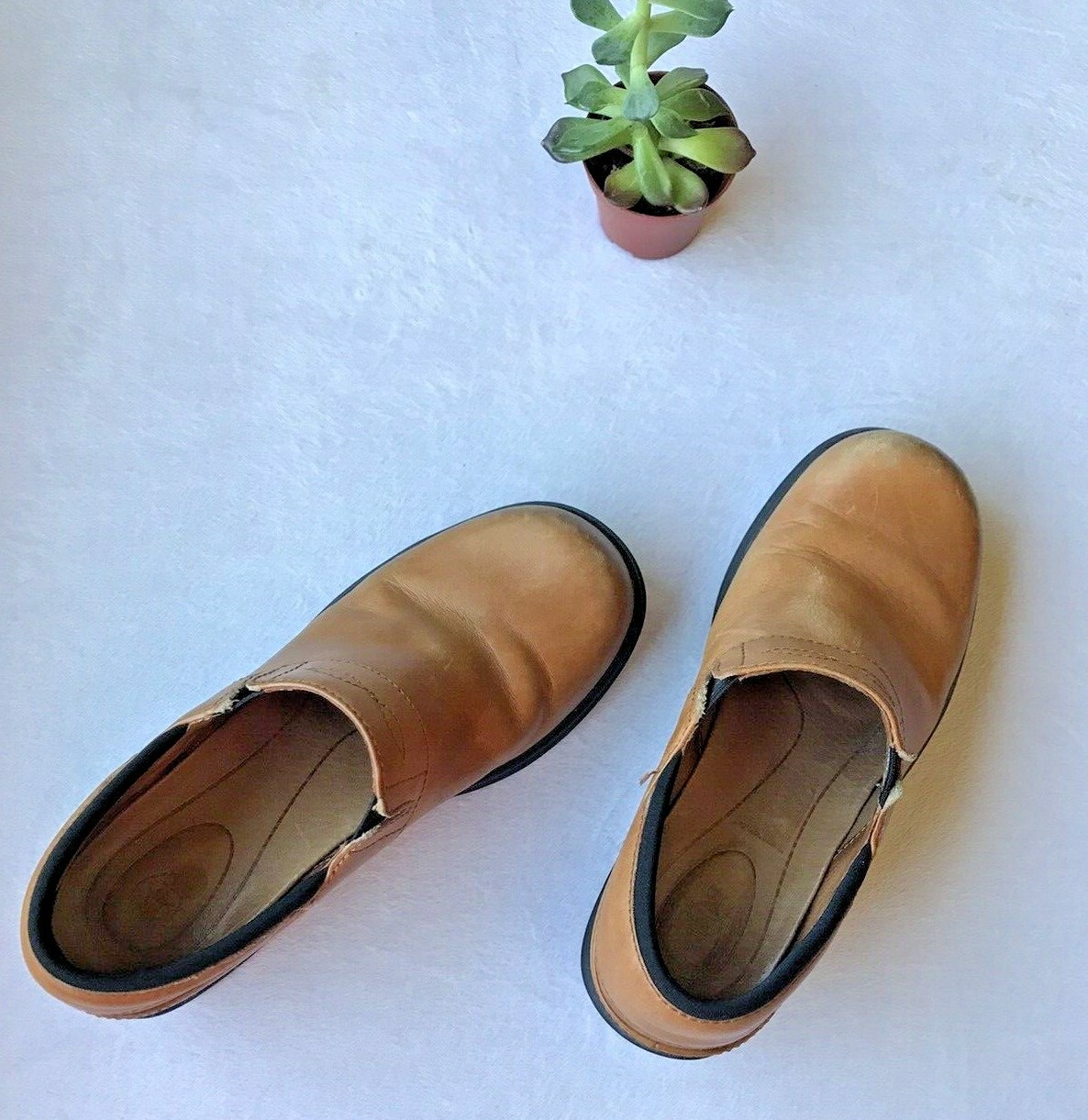 Ariat 93921 Santa Cruz Clogs Mules Slip-On Comfort Shoe Blonde Leather Womens 6B