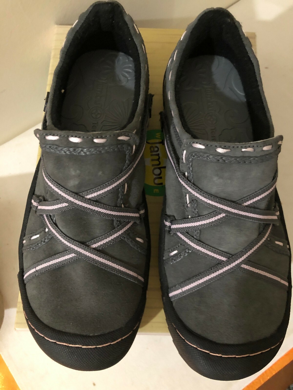 Jambu Women’s Crimson Slip-On, Charcoal, 7 M US, 27x19x10, All Terra Design, Adv