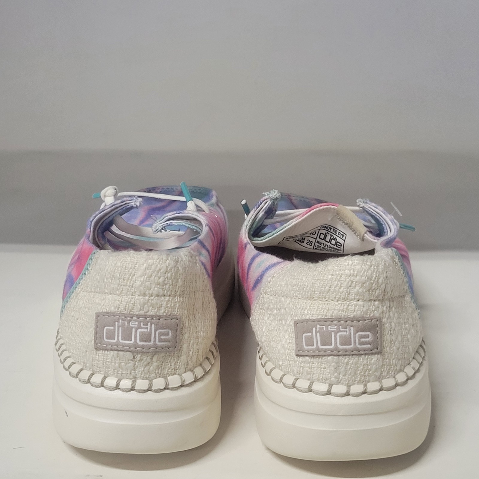 Hey Dude Wendy Rise Candy Tie Dye Womens Size 9M